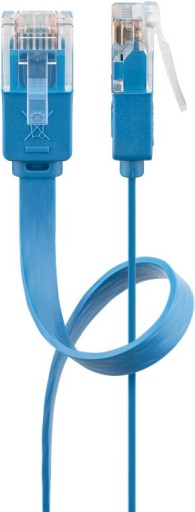 RJ45 kat.6 sieťový kábel Plochý U/UTP 5 m