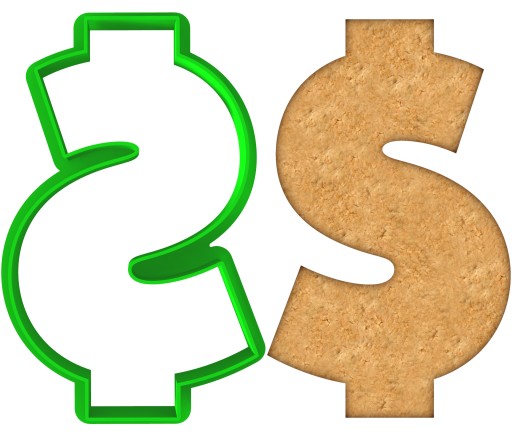 Formička na perníčky Forma MONEY Forsa Symbol DOLLAR $ 9cm