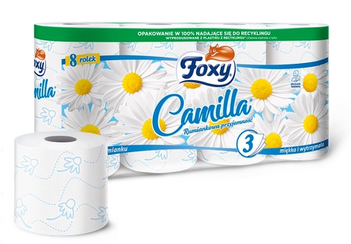 Toaletný papier Foxy Camilla 8 ks