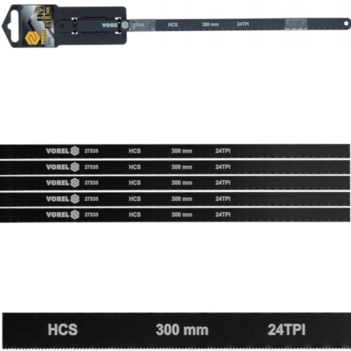 PÍLOVÝ LIST NA KOV 300mm 24 TPI NA PÍLOVÉ GULE 5 KS