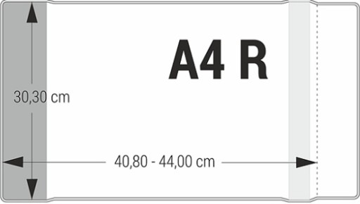 Obal A4 regulácia 30,3x-44 BIURFOL 1 ks transp.