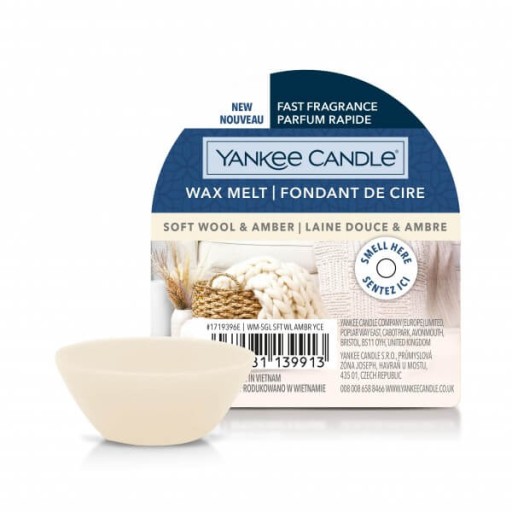 Yankee Candle Soft Wool Amber Wax