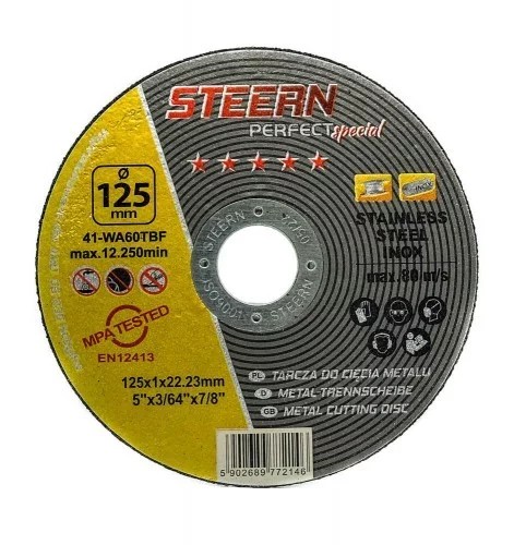 ŠTÍT NA KOV 125MMX22,23 1MM 632146
