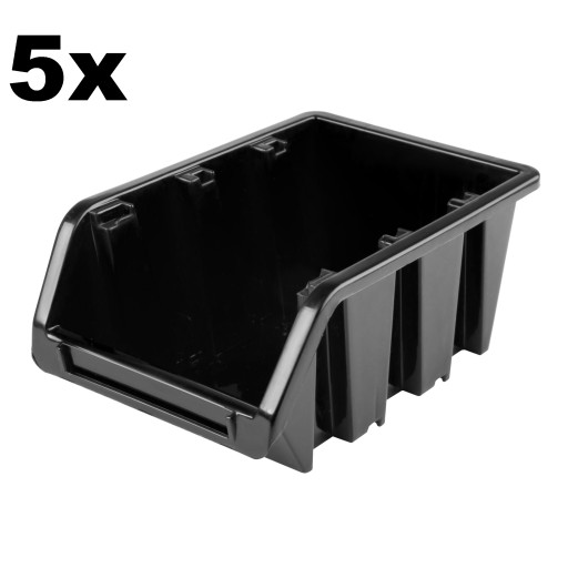 5x Skladový kontajner 120x195x90 mm dielenská garáž