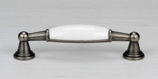 RETRO NÁBYTKOVÁ ÚCHYTKA PORCELÁN KUCHYŇSKÁ SKRIŇOVÁ ÚCHYTKA ZÁSUVKY 96MM