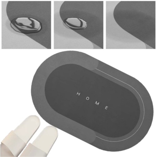 RÝCHLOSCHNÚCA KÚPEĽŇOVÁ PODLOŽKA SUPER ABSORBČNÍ OVÁLNA KÚPEĽŇOVÁ PODLOŽKA
