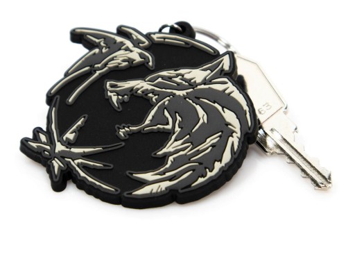 The Witcher Wolf Swallow Star - kľúčenka
