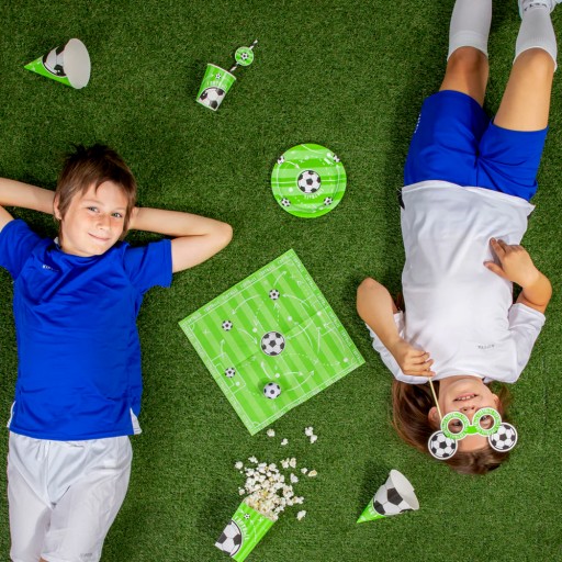 FUTBALOVÉ PAPIEROVÉ POHÁRKY - 6 KS - 9906