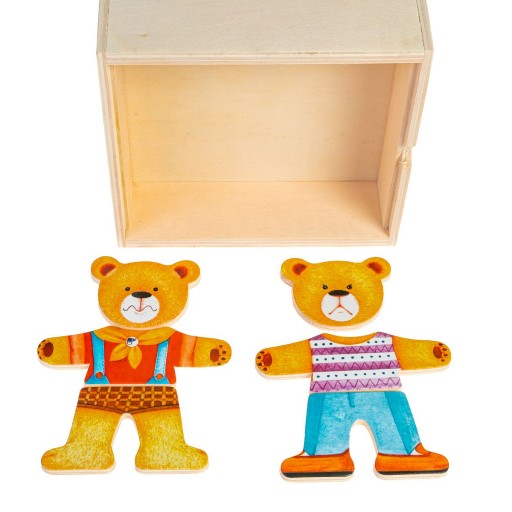 SMILY PLAY Drevené puzzle Montessori kocky