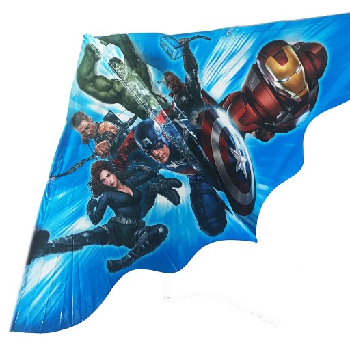 AVENGERS VEĽKÝ KITE PRE DETI XL HULK IRONMAN 116 x 60 cm SUPERHRDINA