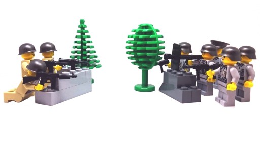 BrickKIT Pušky pre minifigúrky z druhej svetovej vojny zbrane BK103