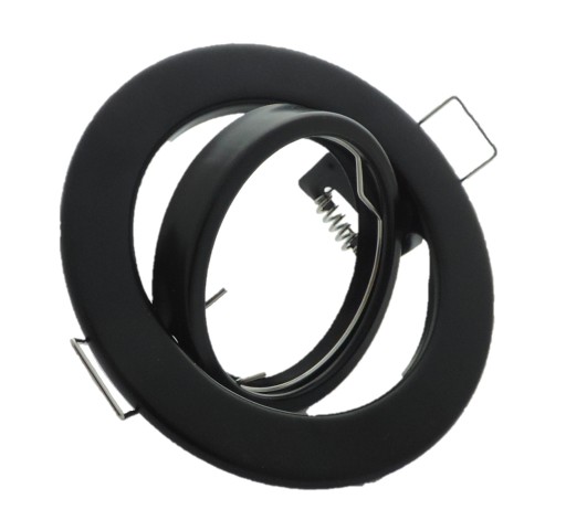 POHYBLIVÁ ČIERNA HALOGÉNOVÁ LAMPA + ZÁSUVKA GU10