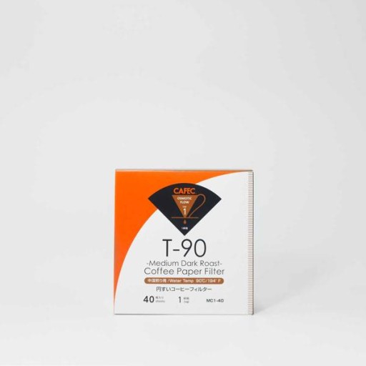 CAFEC papierový filter, biely kužeľ MEDIUM cup1 40