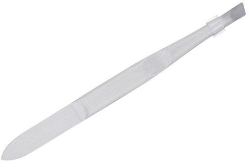 Presná oceľová pinzeta na obočie, 9 cm