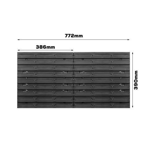 Doska na náradie 772 x 390 mm stena garáže
