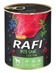 Krmivo RAFI pre dospelých psov, mix 4 príchutí, 4x400g