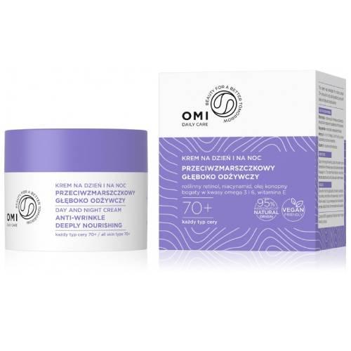 OMI Denný krém na tvár proti vráskam, hĺbkovo vyživujúci 70+, 50 ml