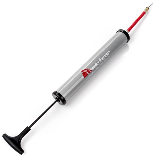 Plastová guľôčková pumpa, pevná, silná, 12 cm, s ihlou a hadicou