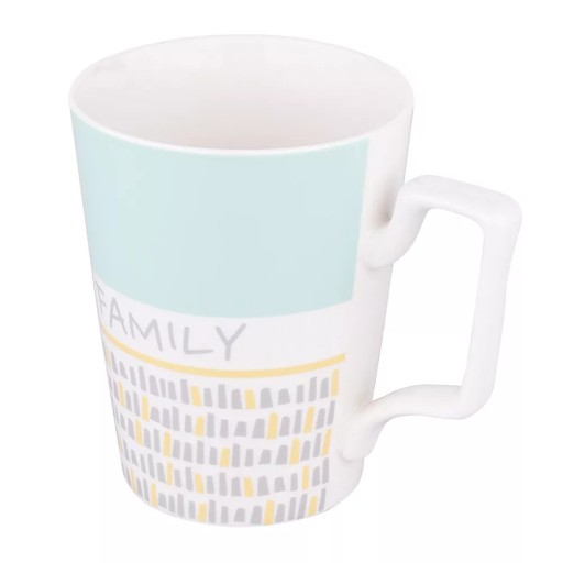 Veľký rodinný porcelánový kávový hrnček na čaj 560 ml Altom Design