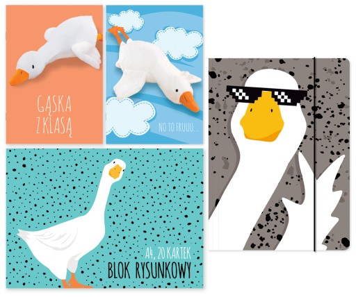 ŠKOLSKÝ SET Notebooky Húska Plyšový maskot