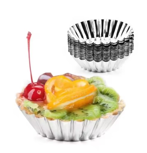 Formičky na cupcaky, muffiny, tartaletky, veľké, priemer 8 cm, 10 ks.