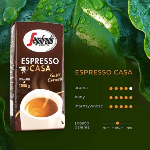 Segafredo Espresso Casa mletá káva 250g
