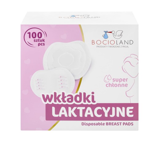BOCIOLAND LAKTAČNÉ VLOŽKY 100 KS