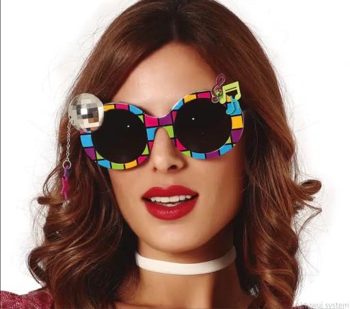 Okuliare na disco guľu