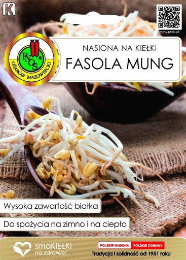 Semená na klíčky - fazuľa mungo 50g