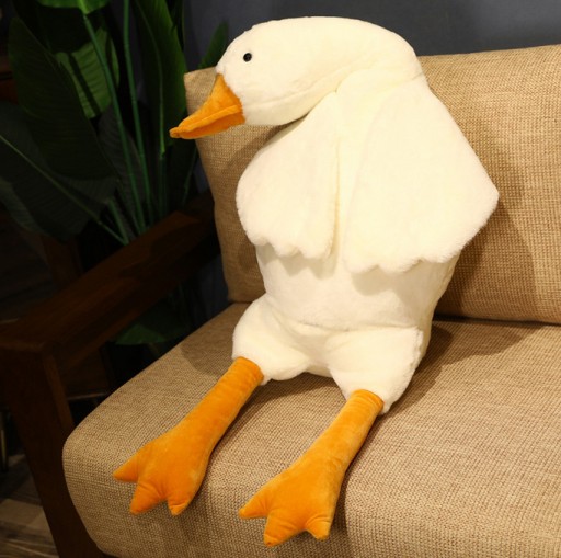 VANKÚŠ MASKOT, PLYŠ, HUS, KÁČKA, VEĽKÝ 50 cm XL
