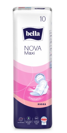 BELLA NOVA Maxi Softiplait hygienické vložky 10 ks.