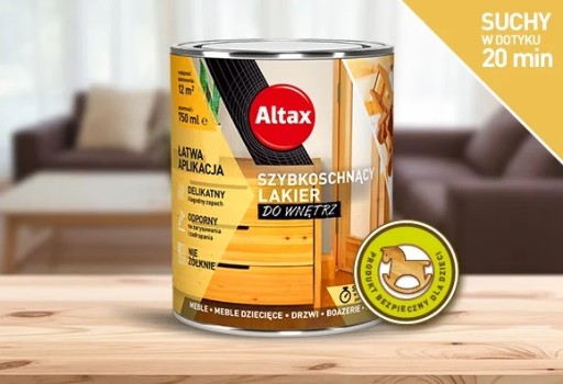 ALTAX VNÚTORNÝ LAK ČIRÁ LESK 0,25L