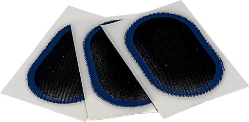 Záplata záplatová vložka EURO kaučuková duša oprava prepichnutia 38x64mm vulkanizácia 1ks