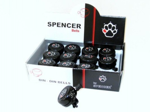 Zvonček na bicykel SPENCER PAW DOG PAW BADGE