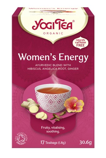 ČAJ PRE ŽENY - ENERGY BIO (17x1,8) - JOGI ČAJ