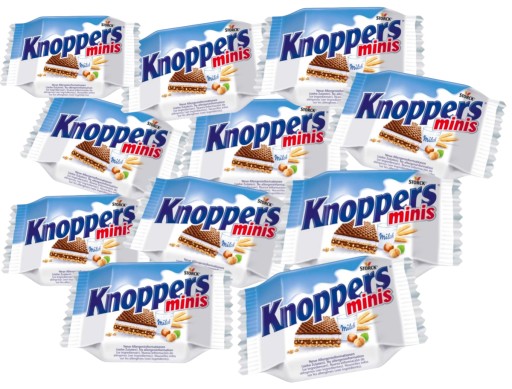 Knoppers Storck Mini Wafer Cookies 11ks nemecké balenie na Deň detí