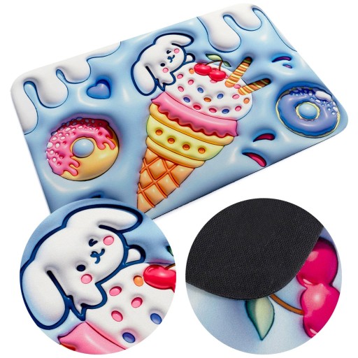 3D protišmyková absorpčná podložka do kúpeľne Magic 35