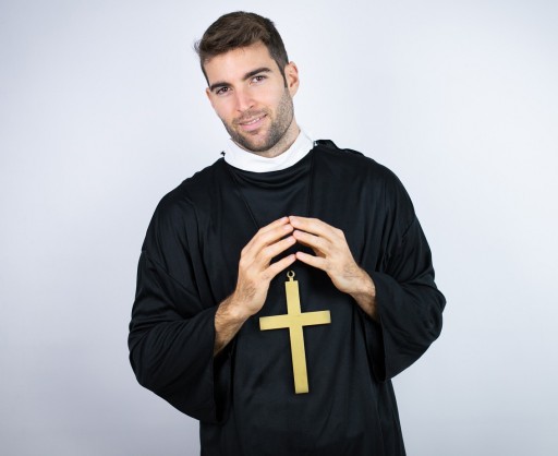Neck Cross Priest Náhrdelník Gadget Maskovanie