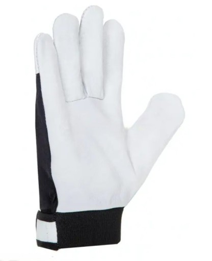 Kožené pracovné rukavice AC BLACK 9 - L