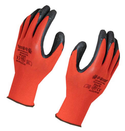 PRACOVNÉ RUKAVICE OCHRANNÉ LATEXOVÉ RUKAVICE SILNÝ PROOF REDWORK Veľkosť 10 1 PÁR