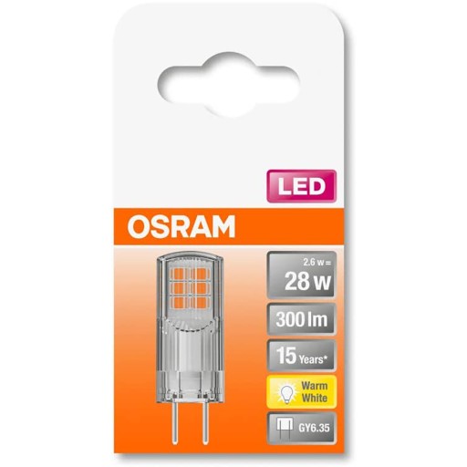 LED CAPSULE žiarovka GY6,35 2,6W = 28W 12V OSRAM