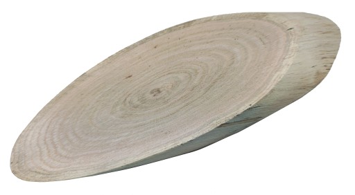 DUBOVÝ DREVENÝ PLÁSOK, ELIPTICKÝ DUB SKIKÝ, DLHÝ 25-30 CM, DREVENÝ DEKORAČNÝ PODNÁK