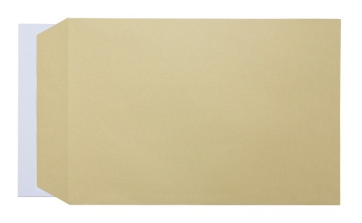 C4 hnedé obálky HK, 50 kusov, samolepiace EKO A4