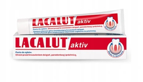 Lacalut AKTIV zubná pasta na ochranu ďasien 75 ml.