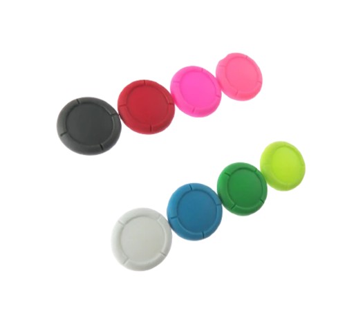 2x plastový kryt gumy od Joy-Con Lime