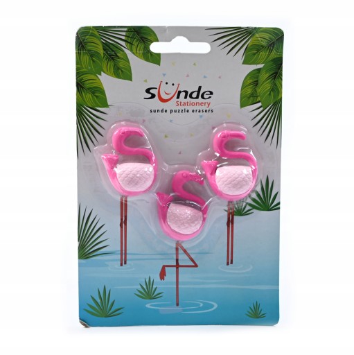FLAMING RUŽOVÁ GUMA GUMA 3 KS