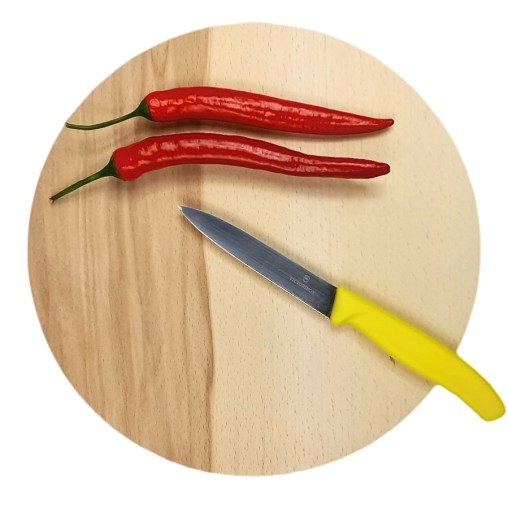 Veľká doska na krájanie, okrúhly drevený podnos, 25 cm, masívne bukové drevo