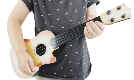 GITARA PRE DETI, HUDOBNÝ NÁSTROJ, 4 STRUNOVÉ