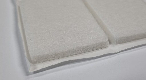 AS plstené podložky 45x60mm biele