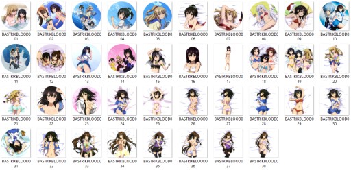 Špendlíky Manga Strike the Blood MNOHÉ DIZAJNY